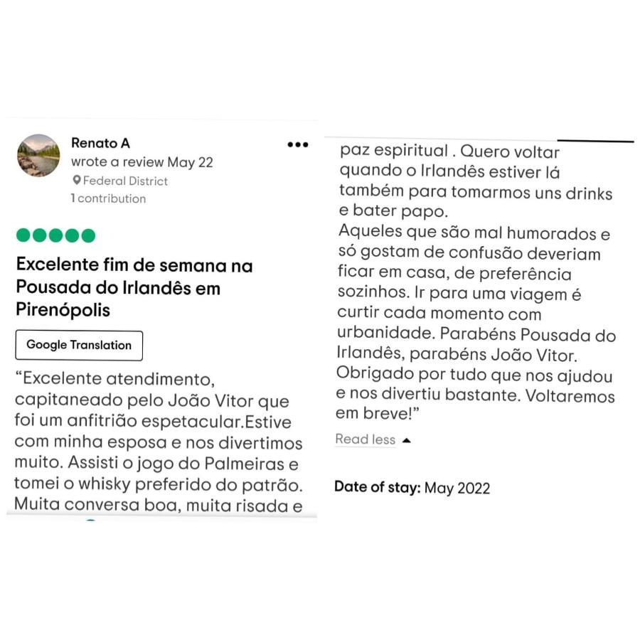 Pousada Do Irlandes Pirenópolis Dış mekan fotoğraf